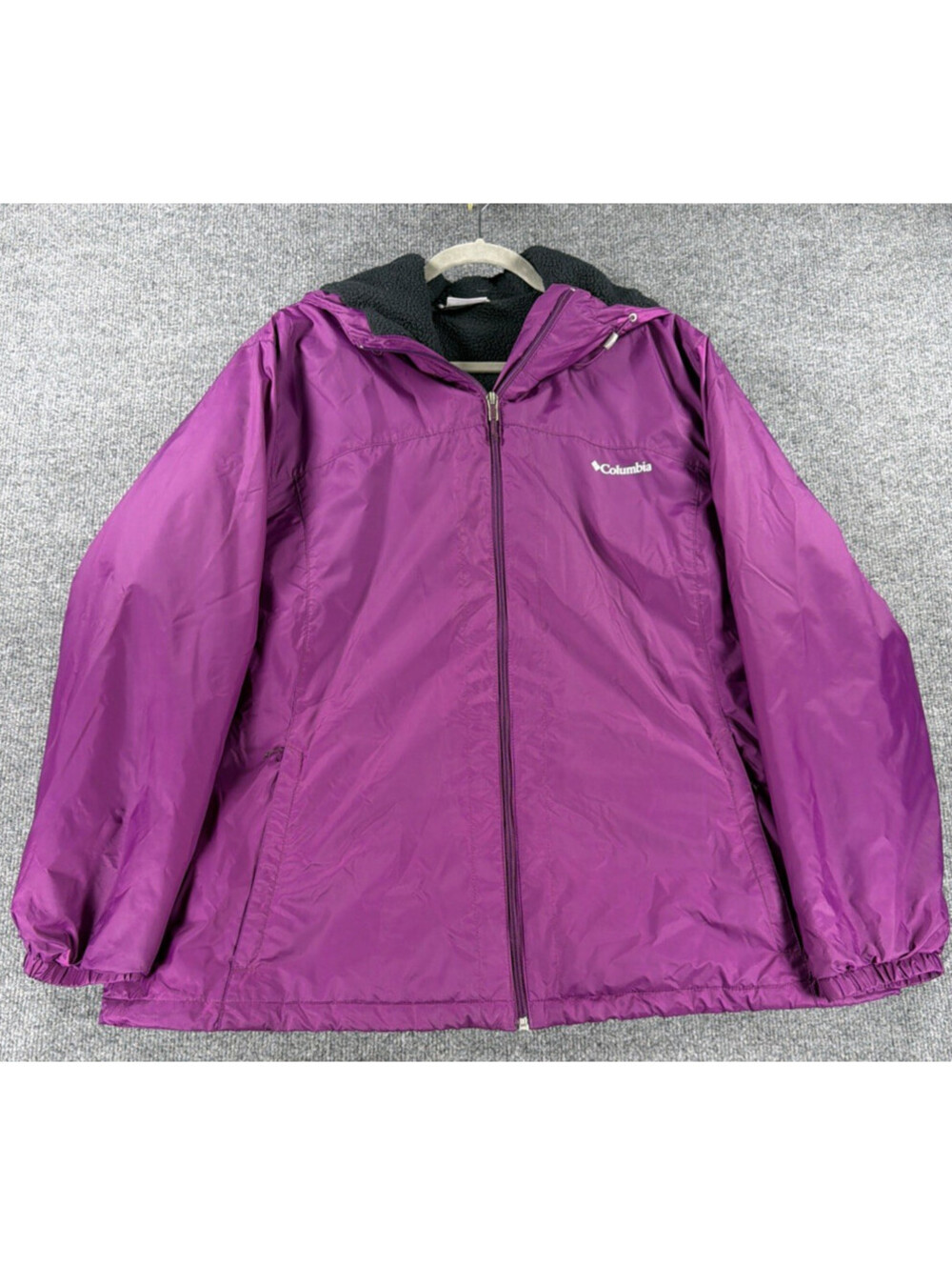 Columbia Sportswear Switchback Sherpa Lined Jacket Purple-Women's 2XL